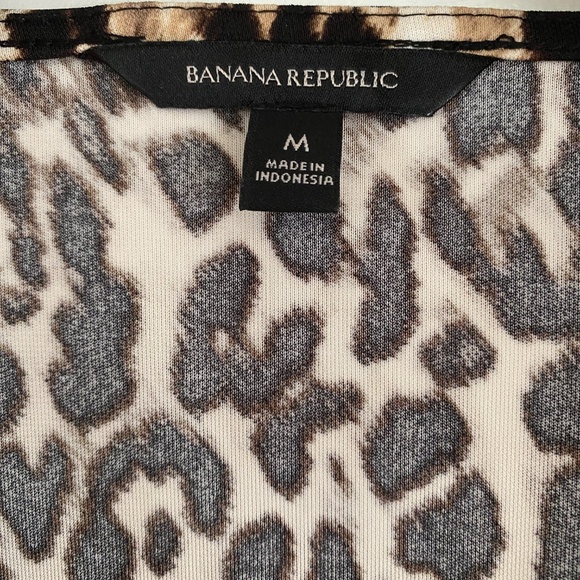 Banana Republic Leopard Print Wrap Dress - Picture 4 of 7